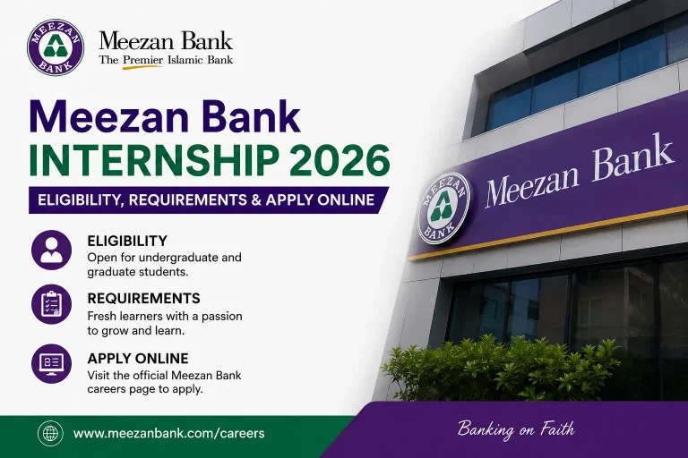 Meezan Bank Internship 2026 Eligibility, Requirements & Apply Online