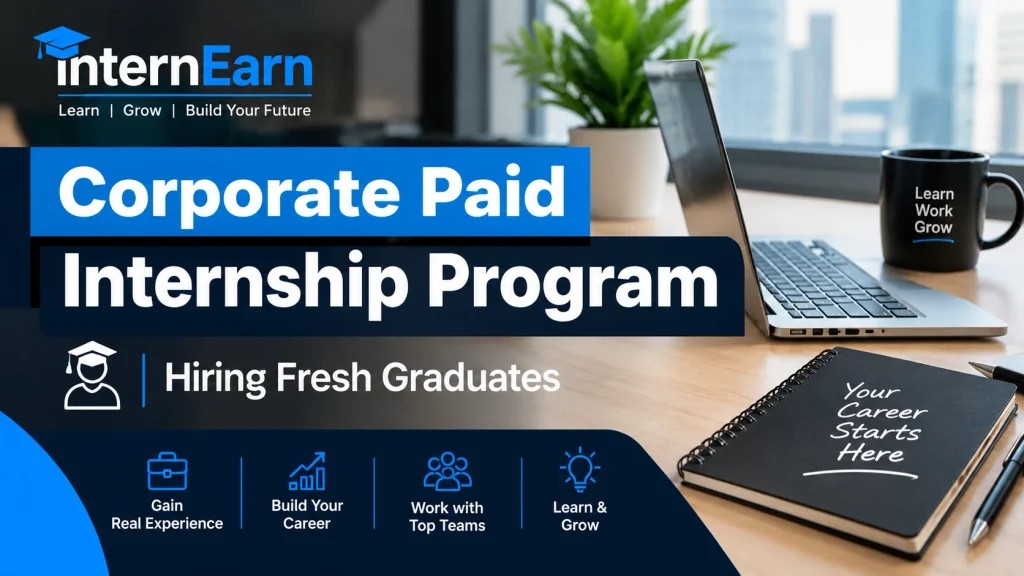 Corporate Paid Internship Program 2026 Hiring Fresh Graduates