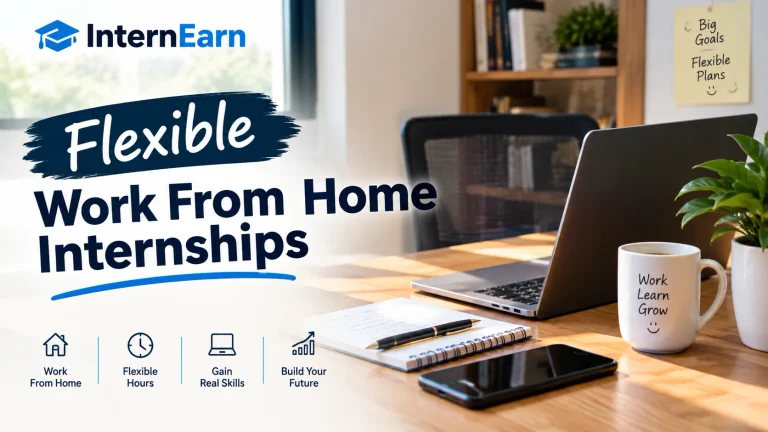Flexible Work From Home Internships 2026 InternEarn