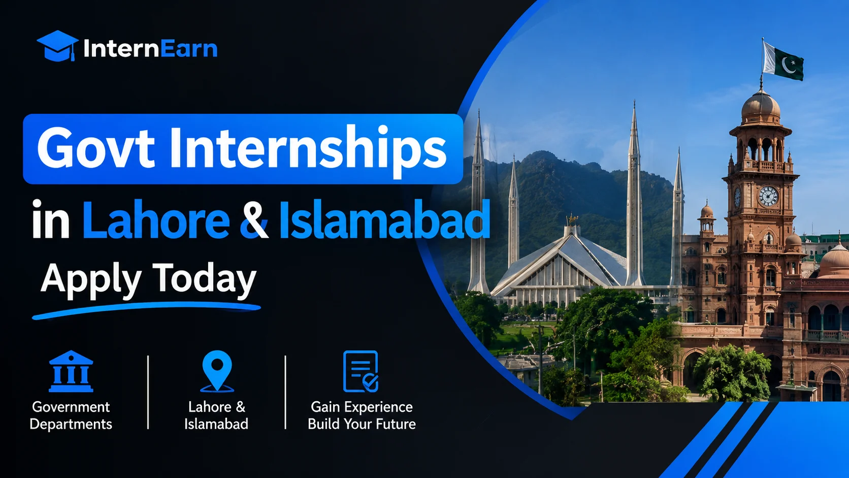 Govt Internships in Lahore & Islamabad 2026 Apply Today