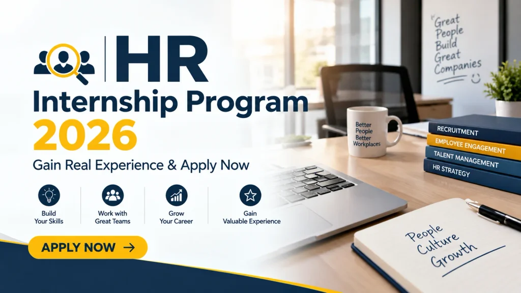 HR Internship Program 2026 Gain Real Experience & Apply Now