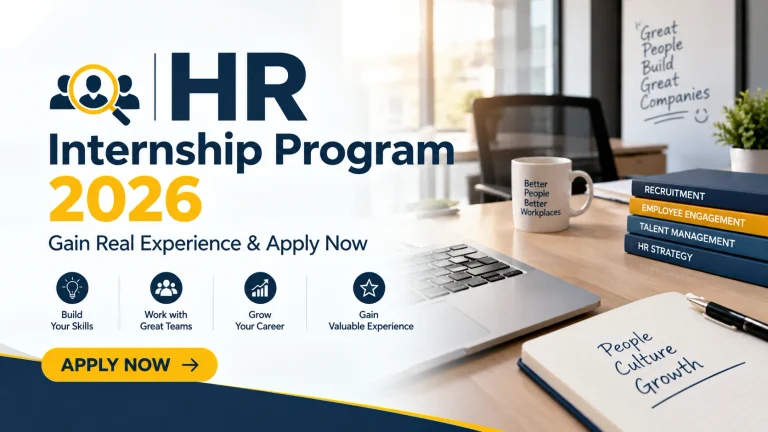 HR Internship Program 2026 Gain Real Experience & Apply Now