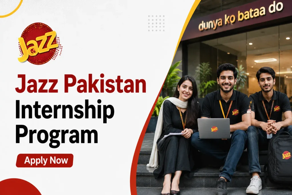 Jazz Pakistan Internship Program Apply Now