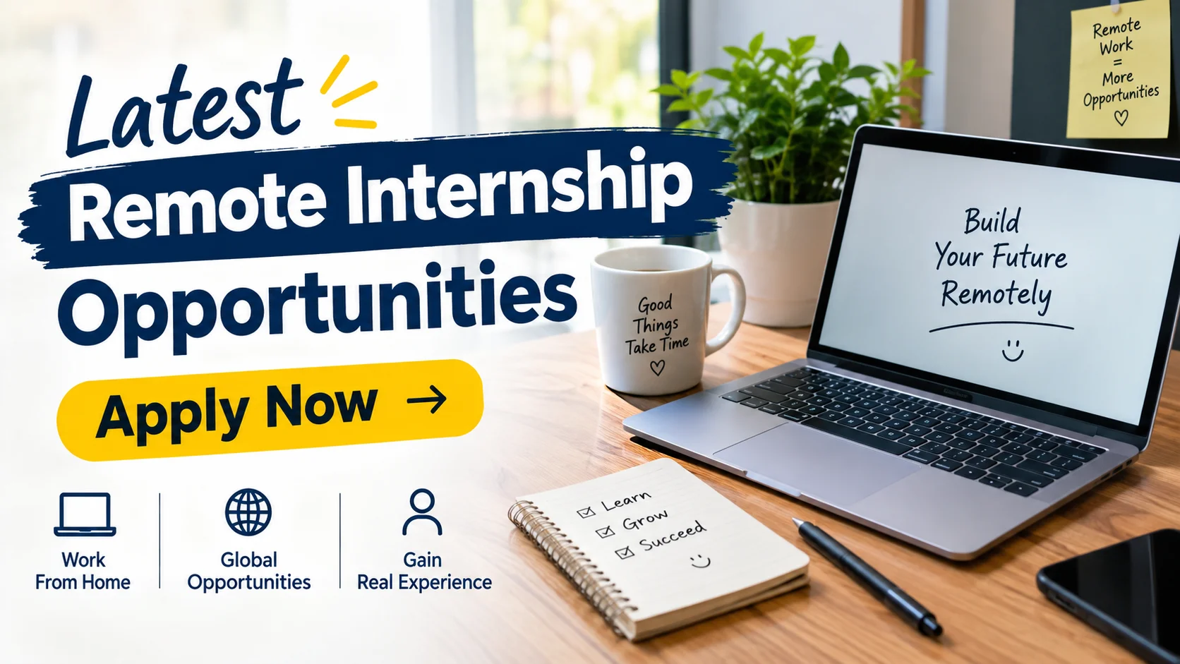 Latest Remote Internship Opportunities 2026 Apply Now