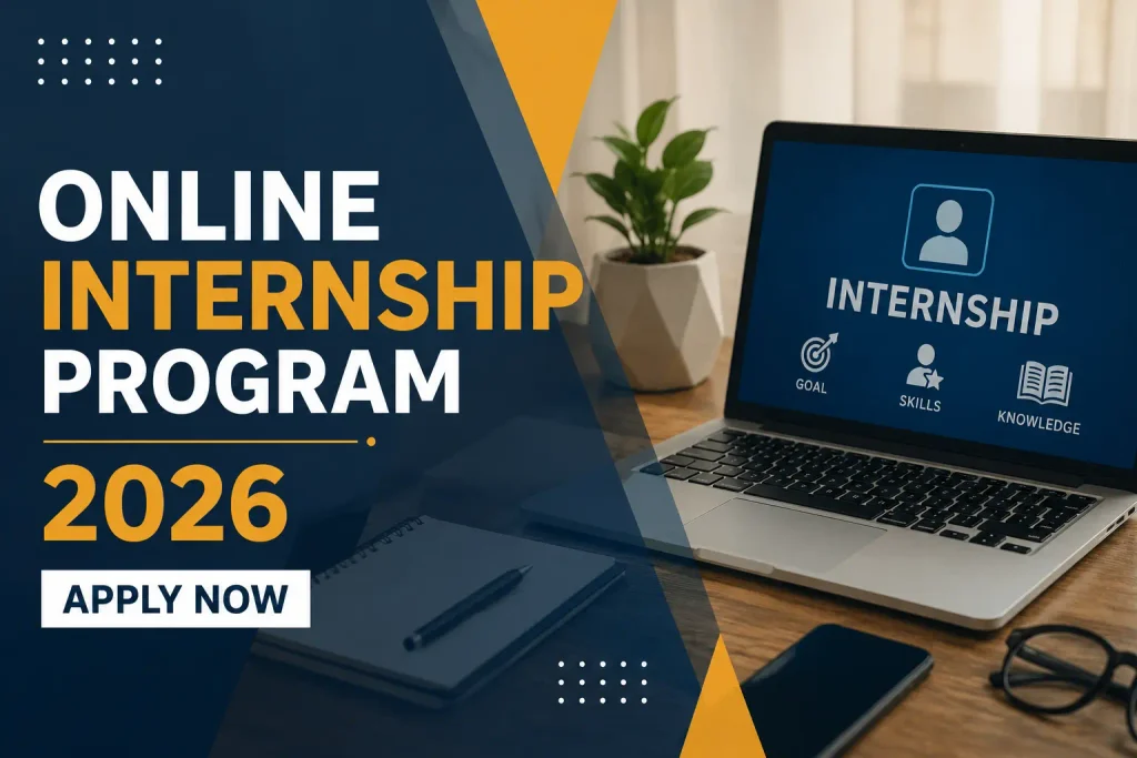 Online Internship Program 2026/Apply Now