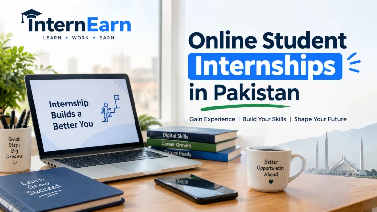 Online Student Internships in Pakistan 2026 InternEarn