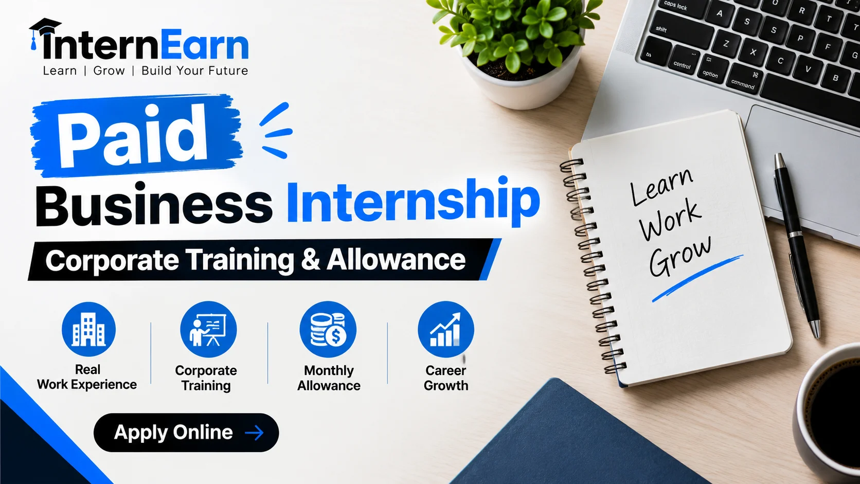 Paid Business Internship 2026 Corporate Training & Allowance