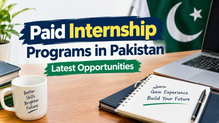 Paid Internship Programs 2026 in Pakistan Latest Opportunities