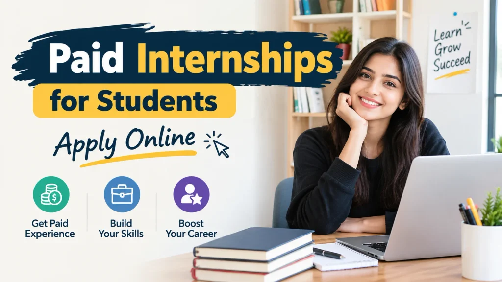 Paid Internships for Students 2026  Apply Online
