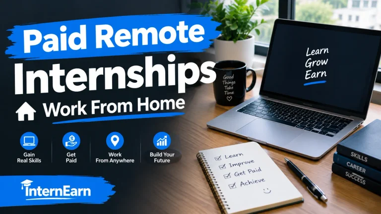 Paid Remote Internships 2026 Work From Home InternEarn