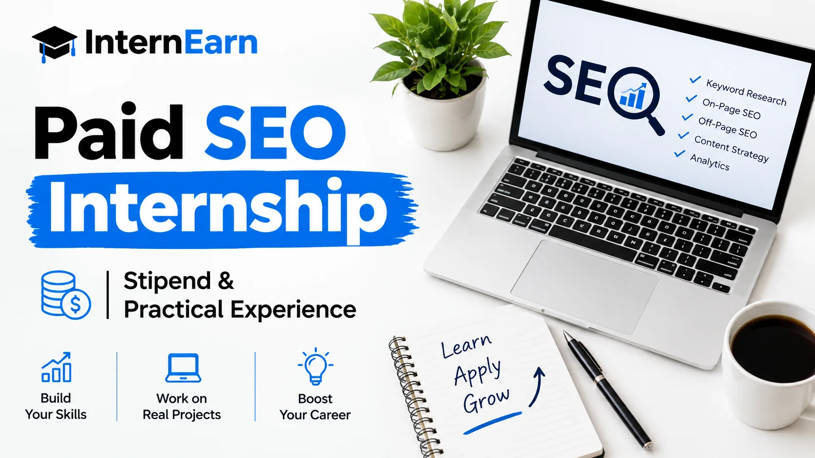 Paid SEO Internship 2026 Stipend & Practical Experience