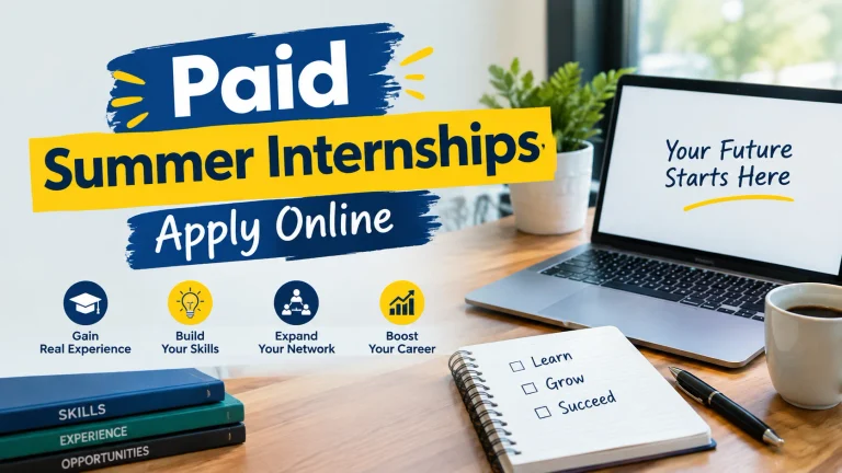Paid Summer Internships 2026 Apply Online