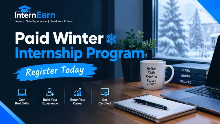 Paid Winter Internship Program 2026 Register Today