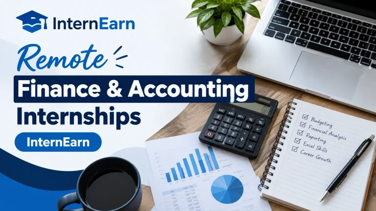 Remote Finance & Accounting Internships InternEarn