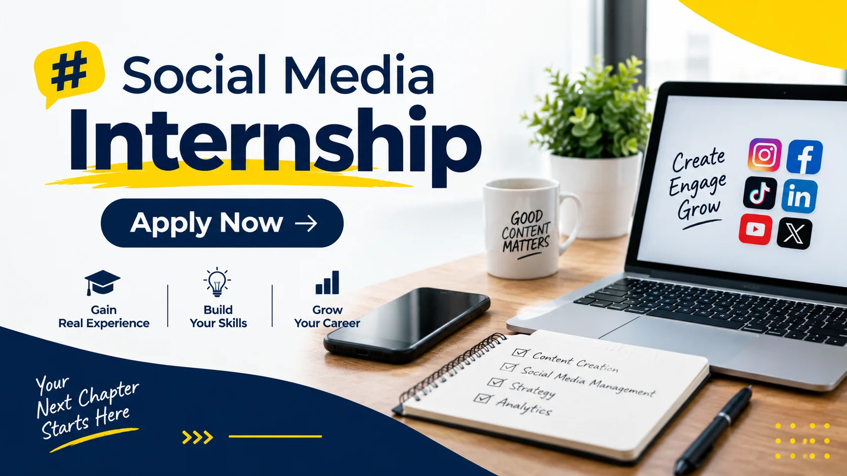 Social Media Internship/Apply Now