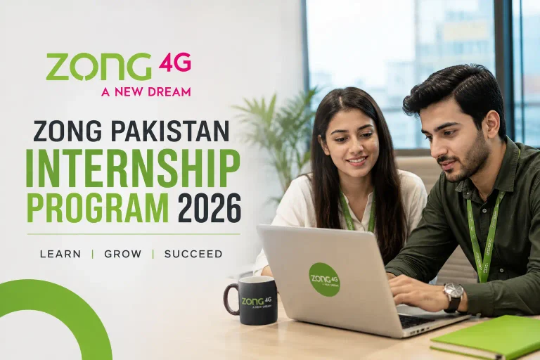 Zong Pakistan Internship program 2026
