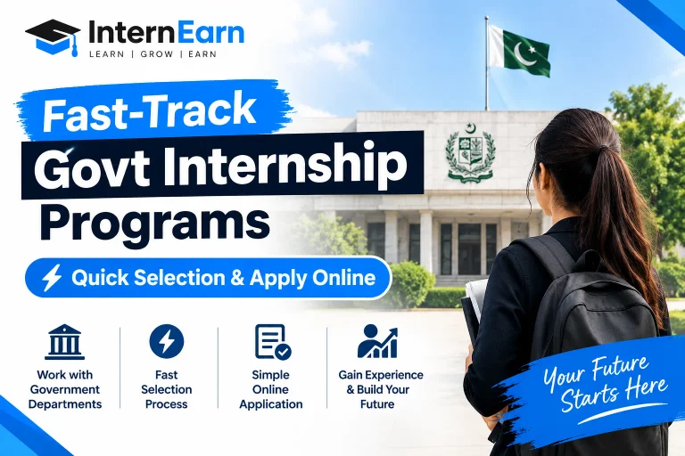 Fast-Track Govt Internship Programs 2026 Quick Selection & Apply Online