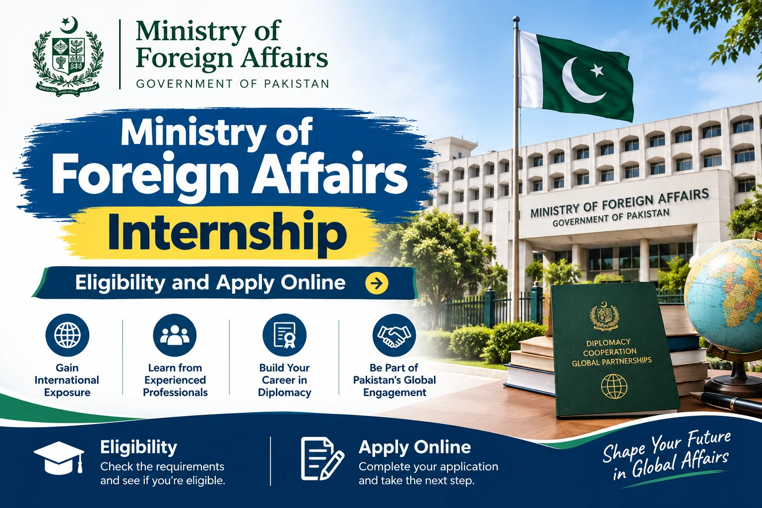 Ministry of Foreign Affairs Internship 2026 Eligibility and Apply Online