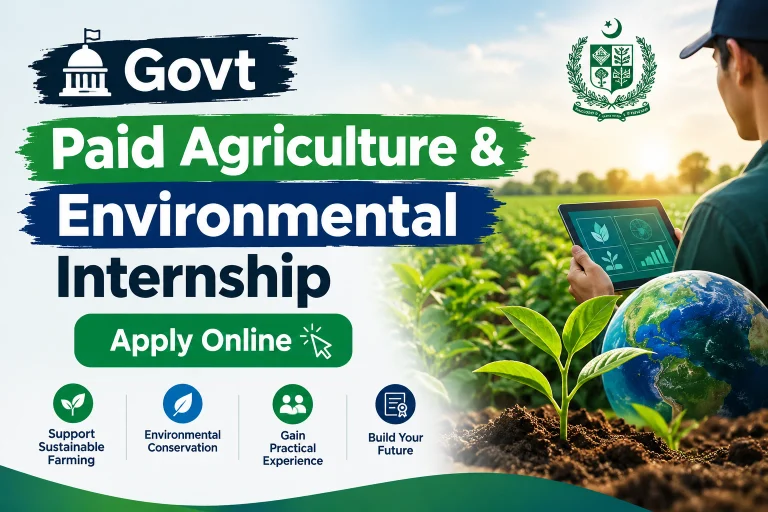 Govt Paid Agriculture & Environmental Internship 2026 Apply Online