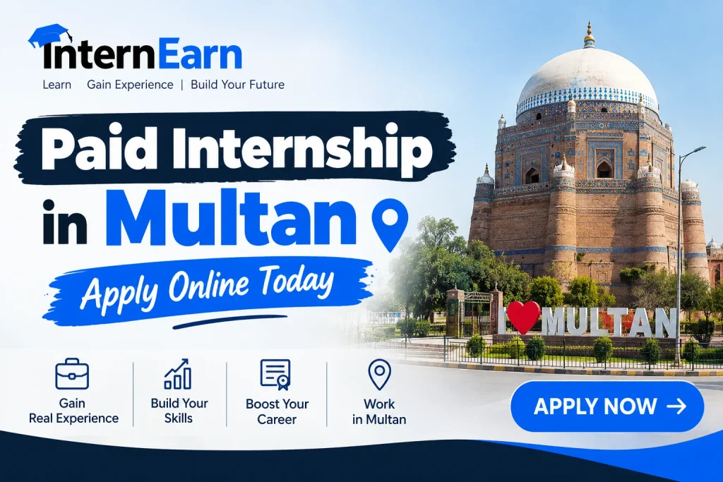 Paid Internship in Multan 2026 Apply Online Today