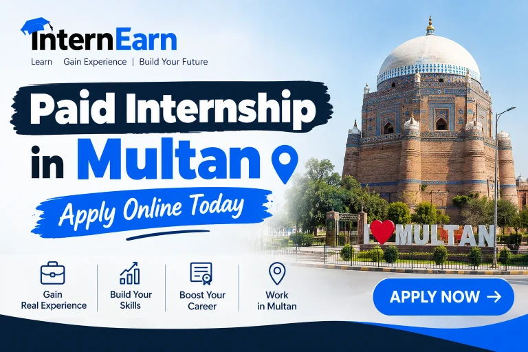 Paid Internship in Multan 2026 Apply Online Today