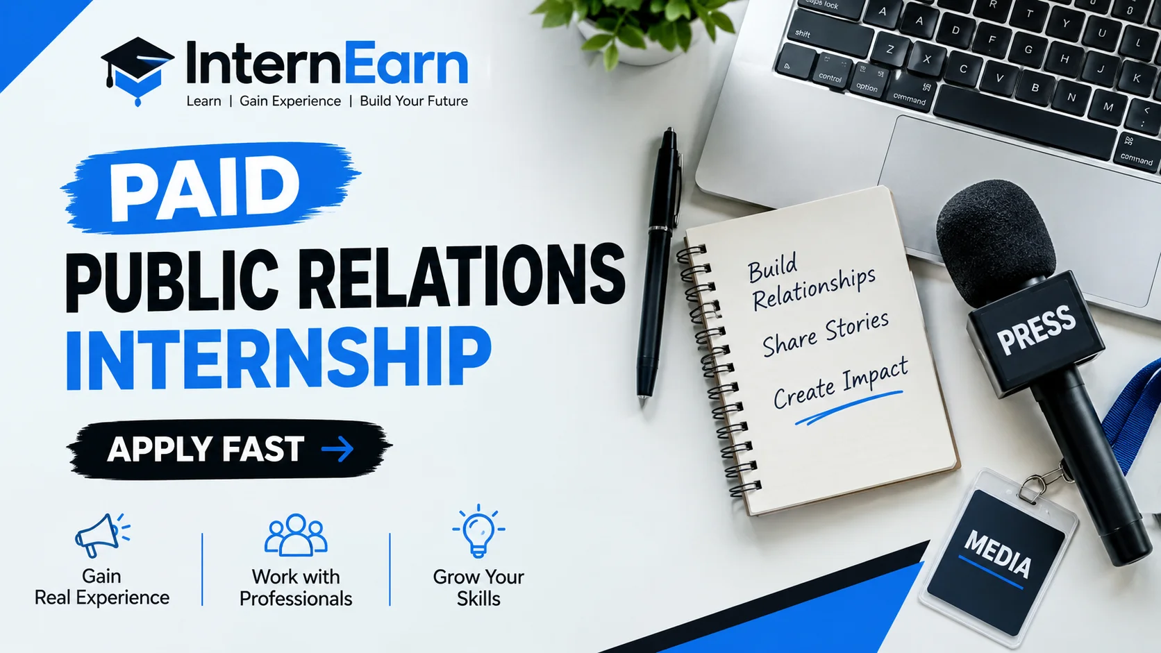 Paid Public Relations Internship 2026 Apply Fast