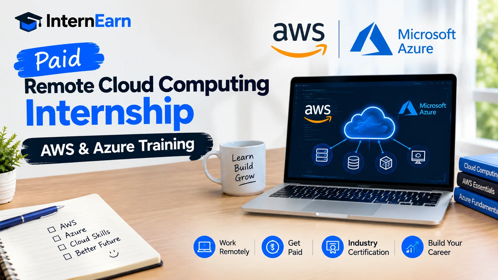 Paid Remote Cloud Computing Internship 2026 AWS & Azure Training