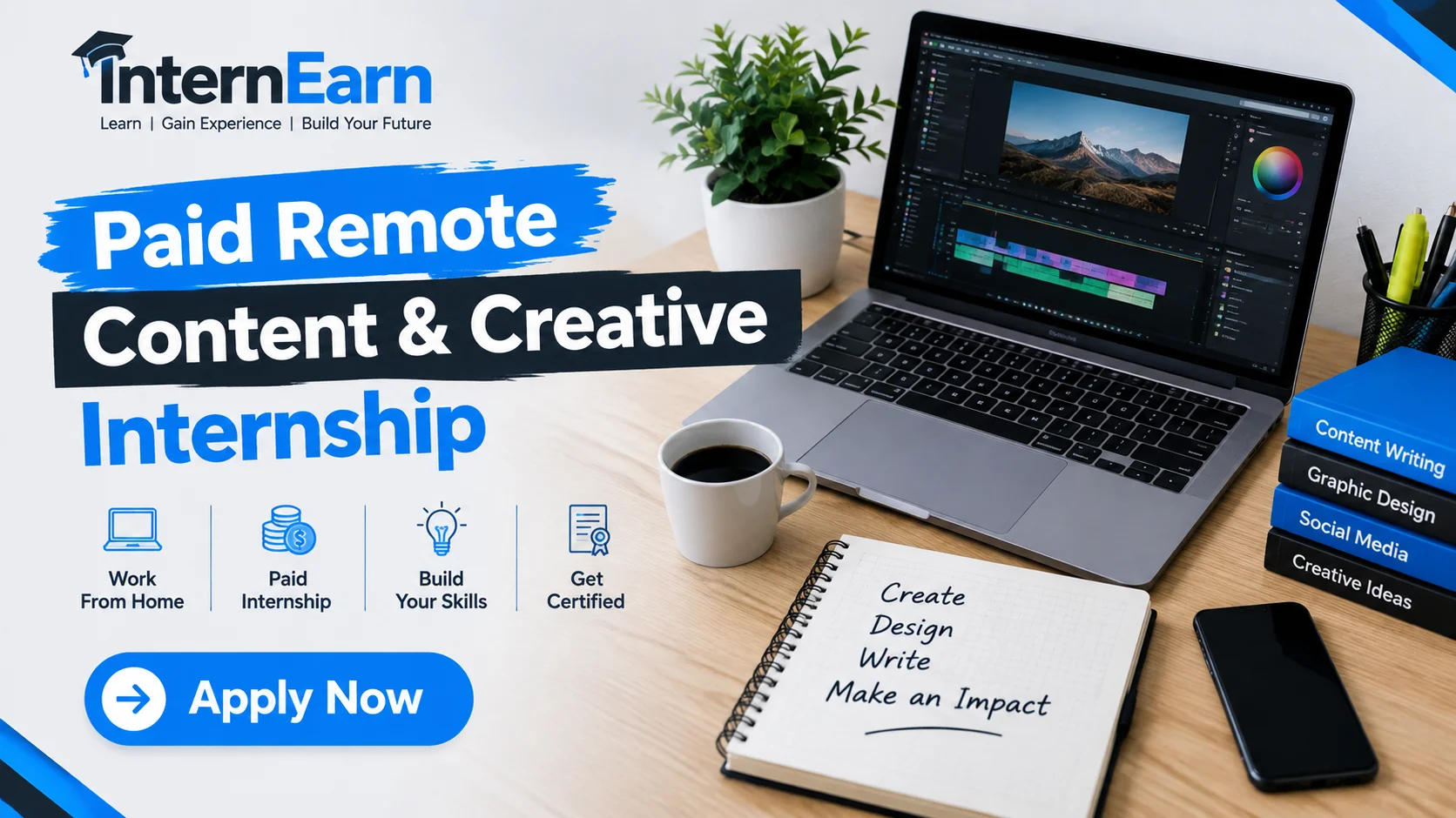 Paid Remote Content & Creative Internship 2026 Apply Now