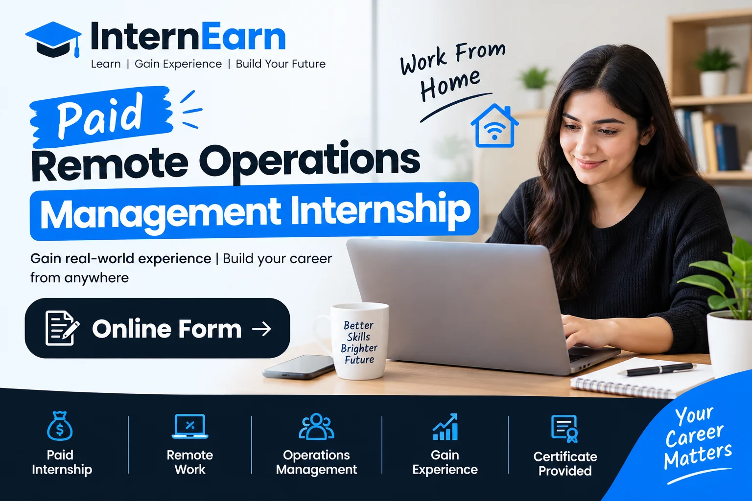 Paid Remote Operations Management Internship 2026 Online Form