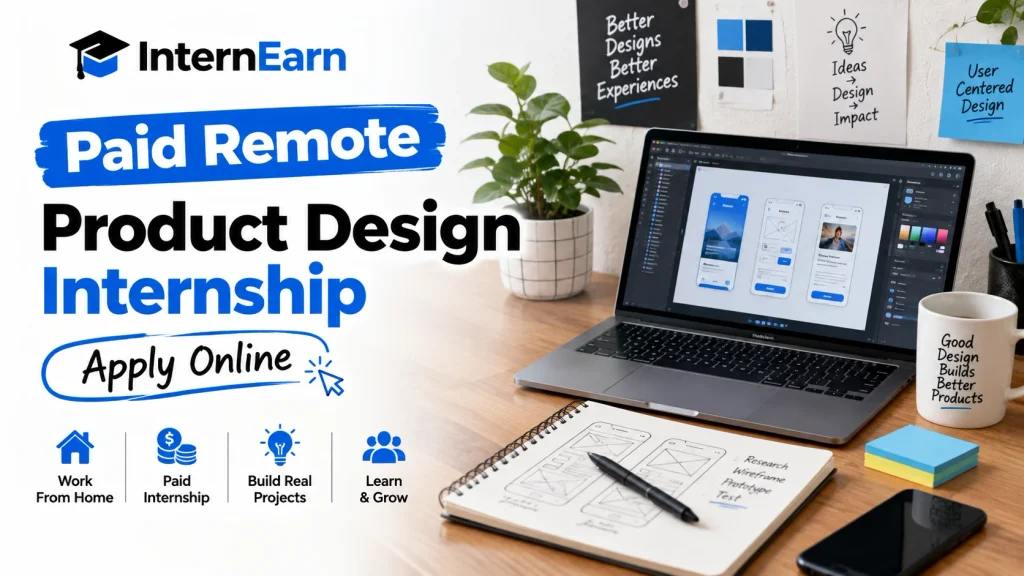 Paid Remote Product Design Internship 2026  Apply Online