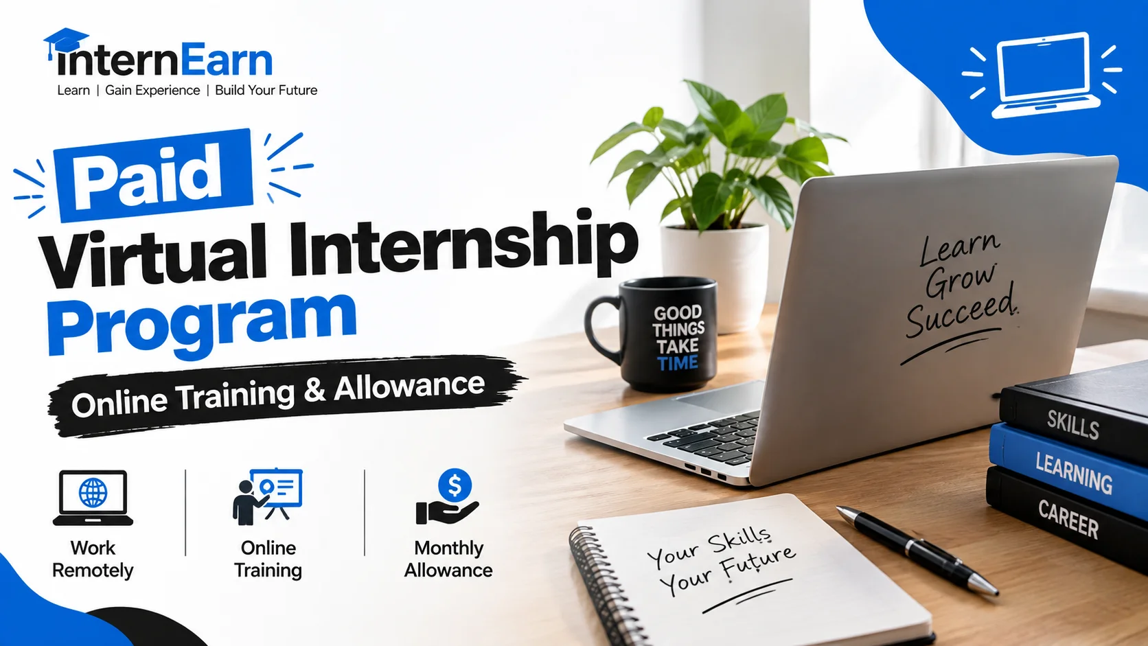 Paid Virtual Internship Program 2026 Online Training & Allowance