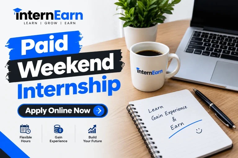 Paid Weekend Internship 2026 Apply Online Now