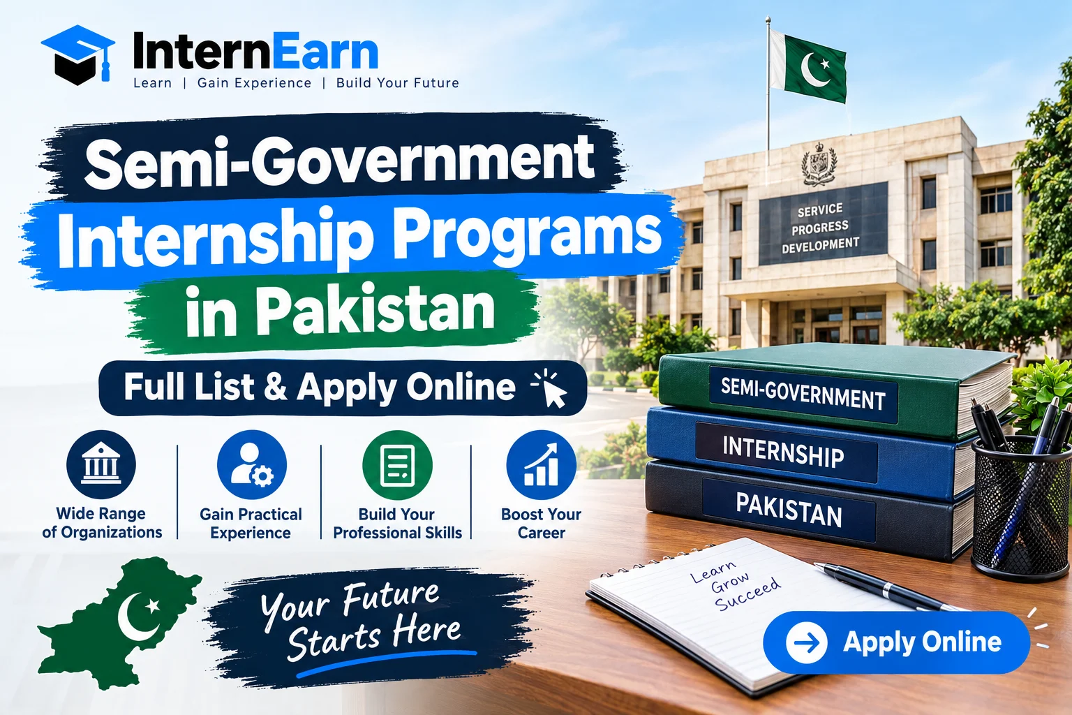Semi-Government Internship Programs in Pakistan 2026 Full List & Apply Online