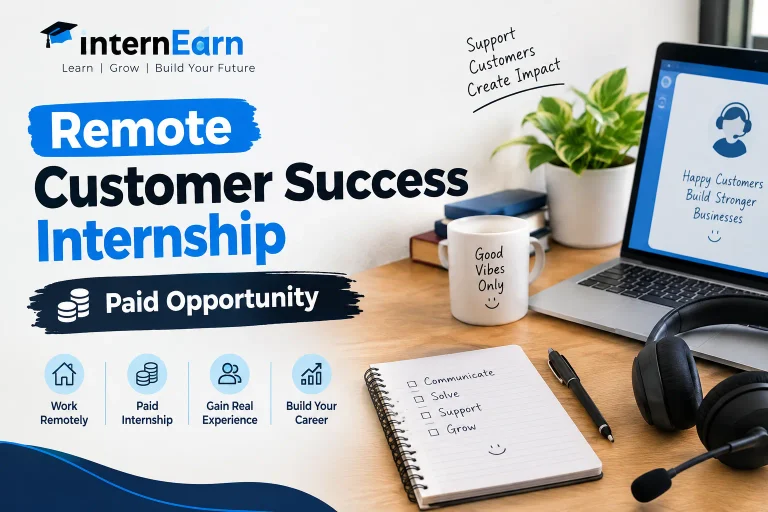 Remote Customer Success Internship 2026 Paid Opportunity