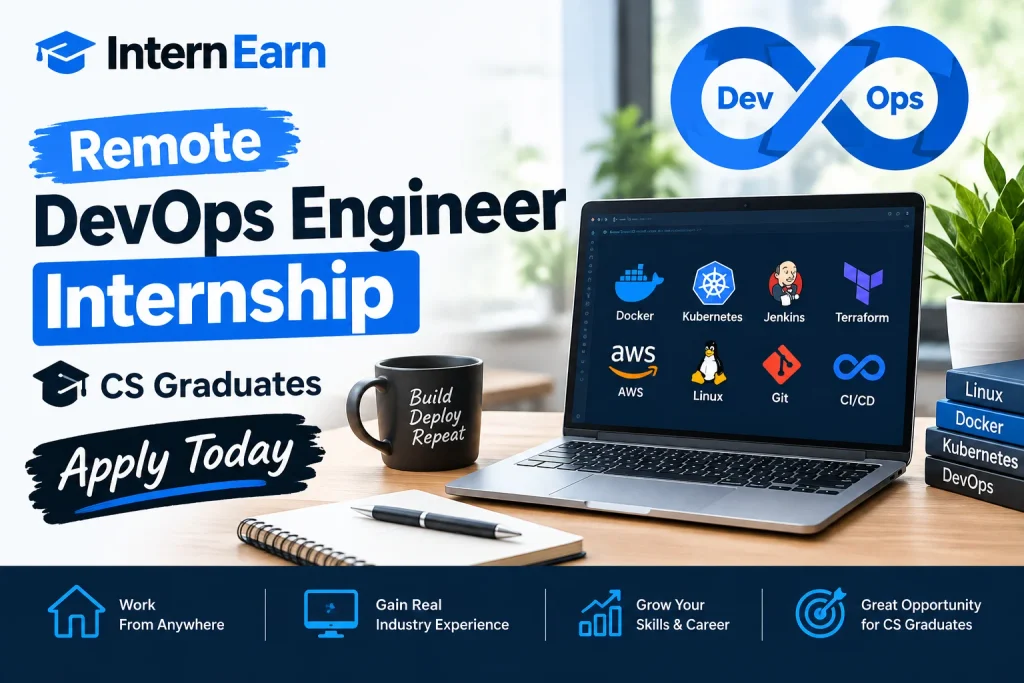 Remote DevOps Engineer Internship 2026 CS Graduates Apply Today