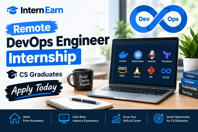Remote DevOps Engineer Internship 2026 CS Graduates Apply Today