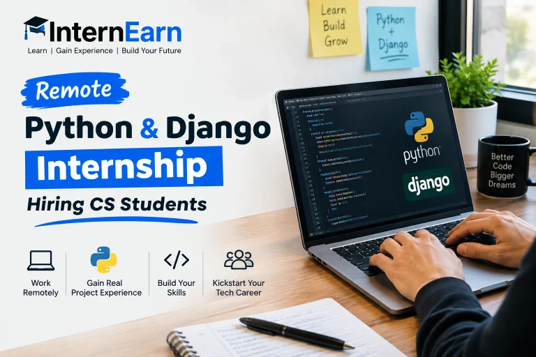 Remote Python & Django Internship 2026 Hiring CS Students